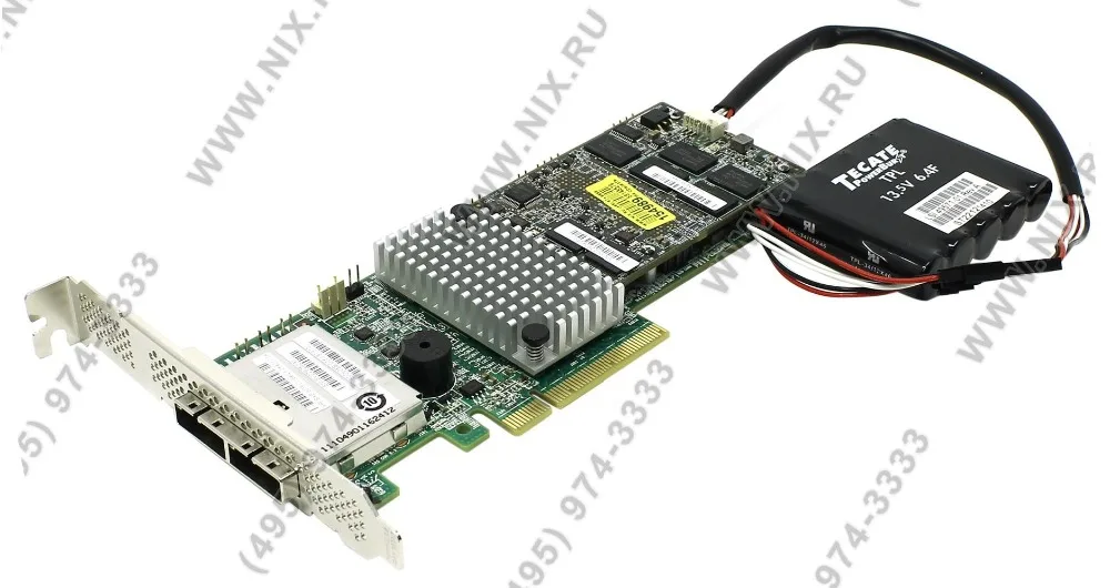 RaidStorage Avago LSI MegaRAID SAS 9286CV-8e LSI00333 Новый 8 Порт 1 ГБ кэш SFF8088 RAID0.1.5.6 PCI-E 3 0x8 карта