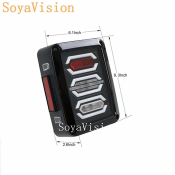 

LED Tail Lights for Jeep Wrangler JK Brake Reverse Turn Signal Lamp Rear Parking Stop Back For Jeep Jk