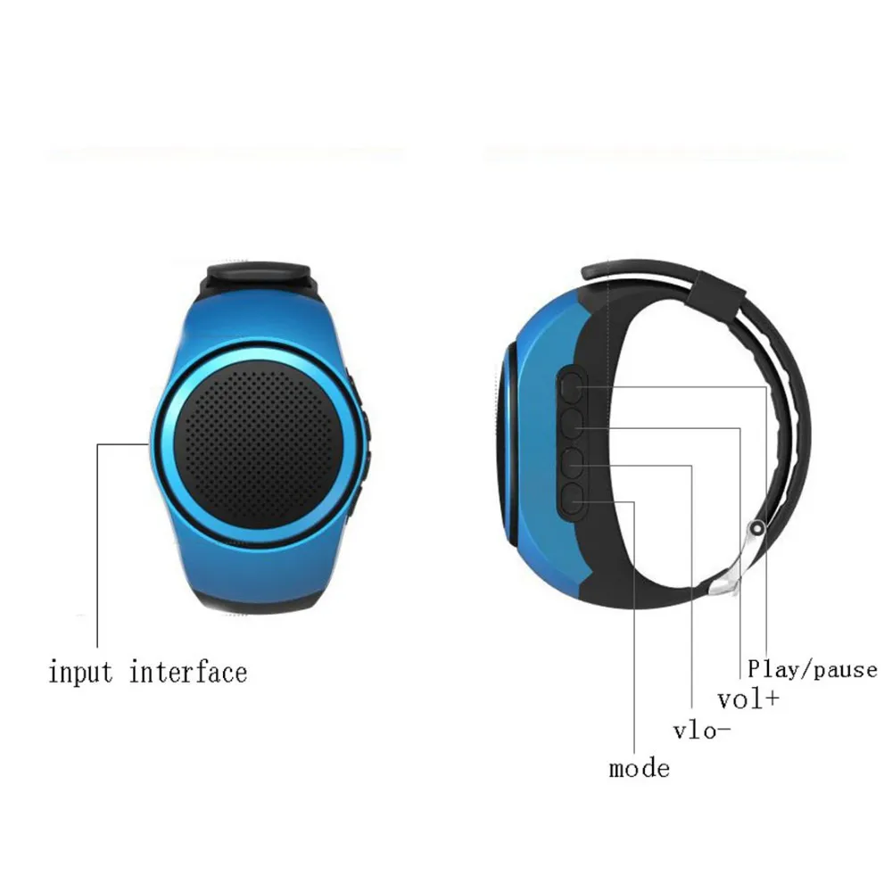 B20 для Xiaomi Колонка радио portatil Усилитель мини динамик Bluetooth Движение Music часы стиль