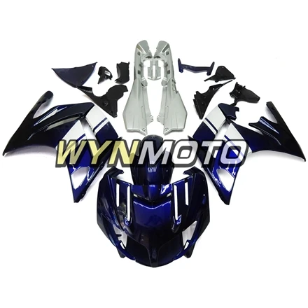 Синий белый полностью из АБС-пластика Обтекатели для Yamaha FJR1300 2007-2011 07 08 09 10 11 мотоцикл обтекатель комплект рамы кузова Cowlings