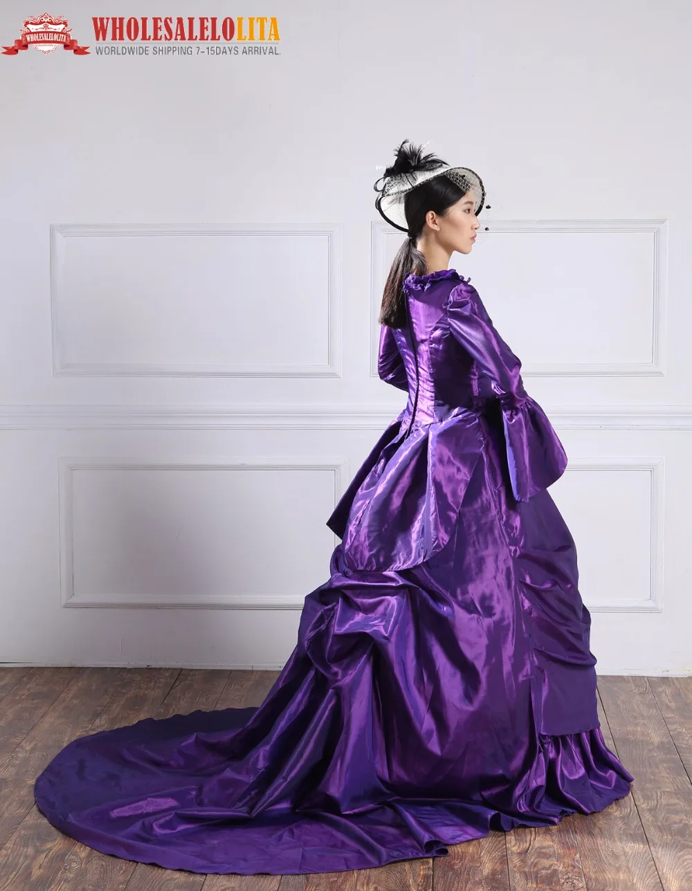 

18th Century Dress Marie Antoinette Dresses Renaissance Medieval Long Tailing Victorian Costumes