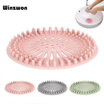 

3Pcs/set Silicone Sink Drain Filter Bathtub Hair Catcher Stopper Shower Drain Hole Trap Strainer For Bathroom Toilet Kitchen