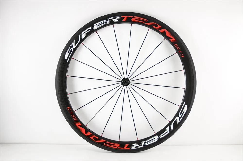 3D LOGO R13 HUB SUPER TEAM 50 Carbon Fibre Wheels 50mm  