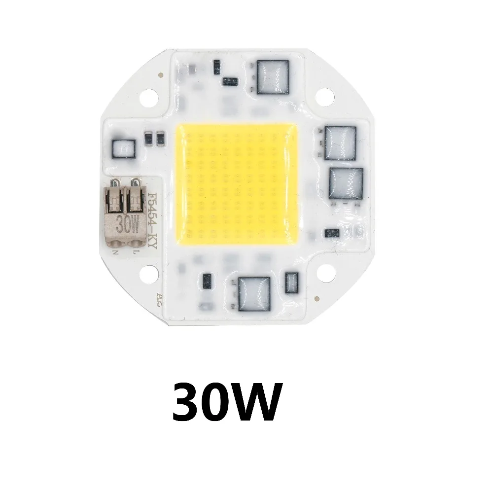 СИД COB чип свет Высокое качество 20 Вт 30 50 AC110V 220V SMD умная лампочка с ИС лампа