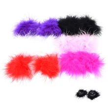 1 пара, женское нижнее белье, бюстгальтер с перьями для груди, покрытие для сосков, декоративные накладки-Стикеры, аксессуары для секс-игрушек,, 6 цветов