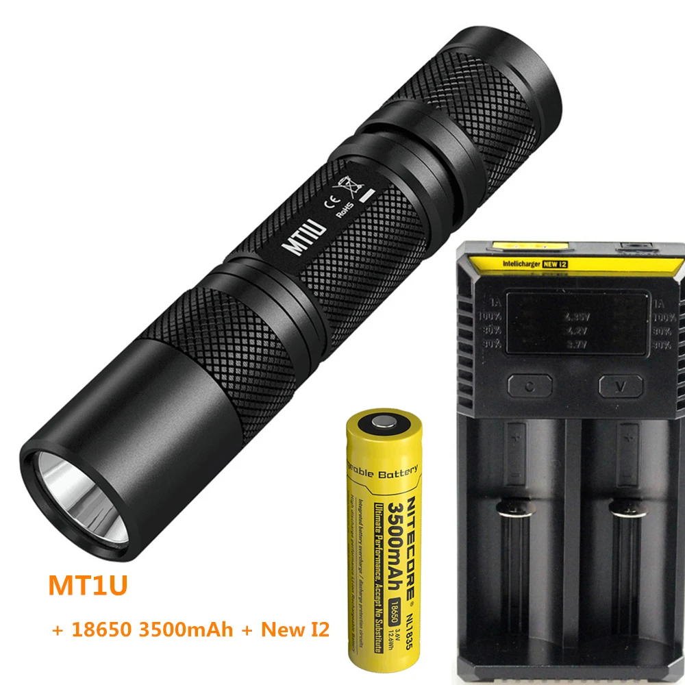 Nitecore MT1U Ультрафиолетовый светодиодный 365nm волны Холодный Свет источника удобный ультрафиолетовый фонарик большой мощность излучения УФ