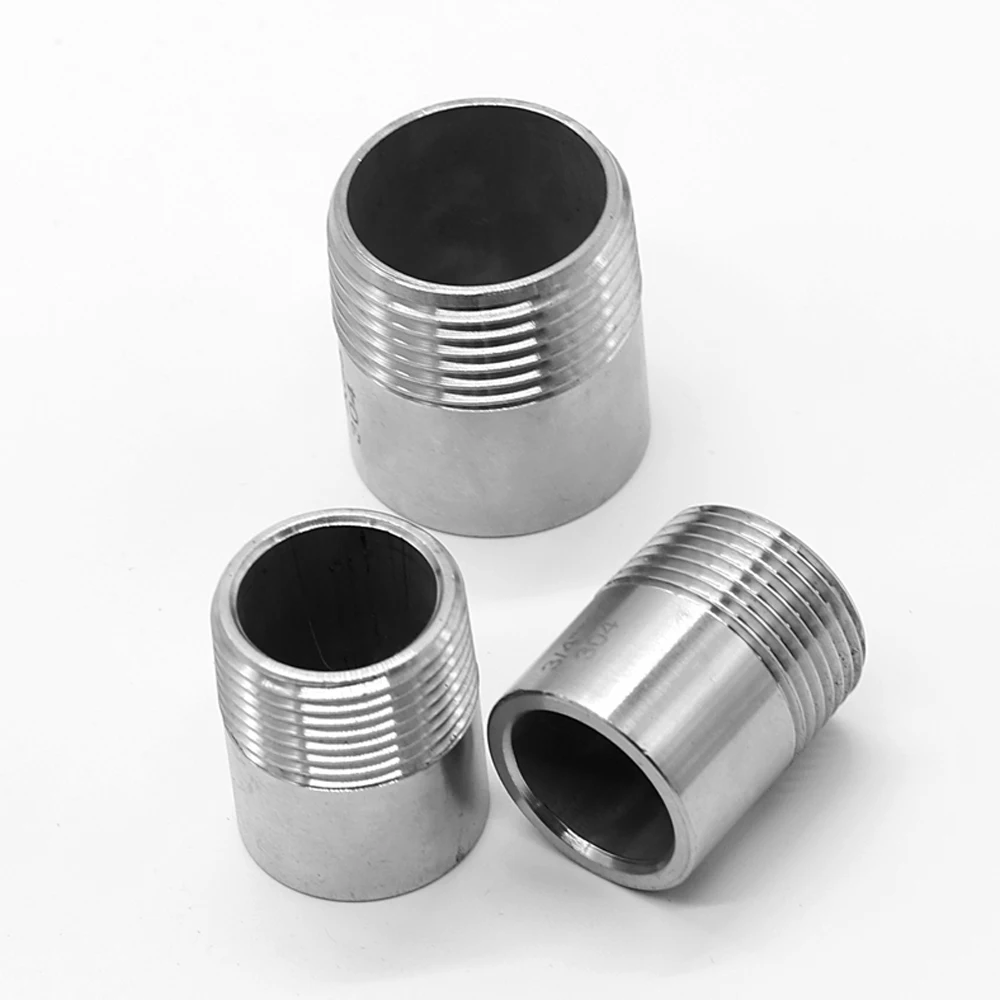 1/8 &quot1/4&quot 3/8 &quot1/2&quot 3/4 &quot1&quot to 2 &quotBSPT Мужская x Анальная Сварка нипель 304