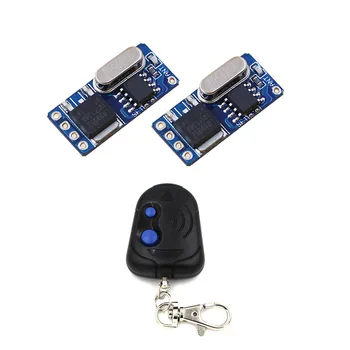 

DC 3.5v 3.7v 4.5v 5v 6v 7.4v 8.4v 9v 12v Micro Wireless Remote Control Switch Teleswitch 2 Receiver & Transmitter 315Mhz/433Mhz