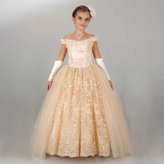 Fancy Little Girls Dress Ball Gown Kids Puffy Dresses Deguisement