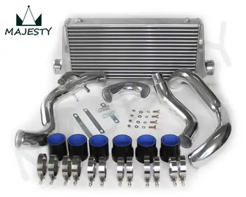 

Fits For SILVIA 240SX S14 S15 SR20DET ALUMINUM INTERCOOLER KIT PIPING Pipe KIT BLACK