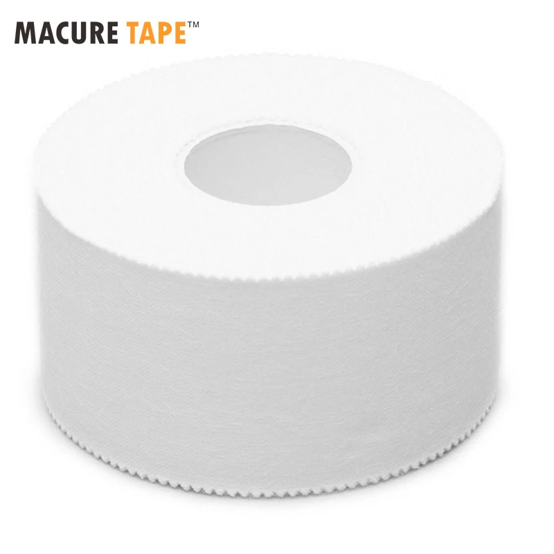 Macure Tape 3,8 см x 10 м 1 шт. зигзаг спортивная лента для тренировок хлопковая спортивная повязка кинезиологическая лента защита суставов