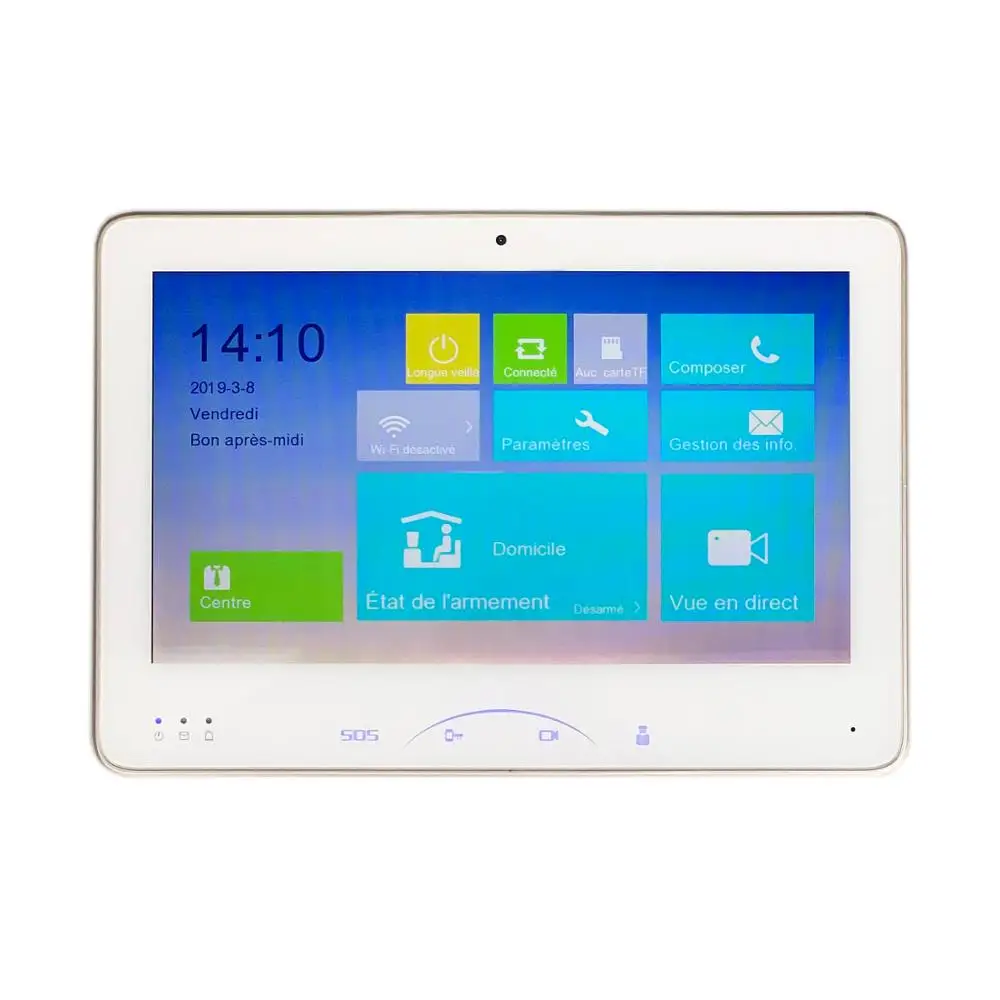 Hik multi язык V1.5.0 DS KH8501 A 10 дюймовый сенсорный экран крытый монитор умный дверной
