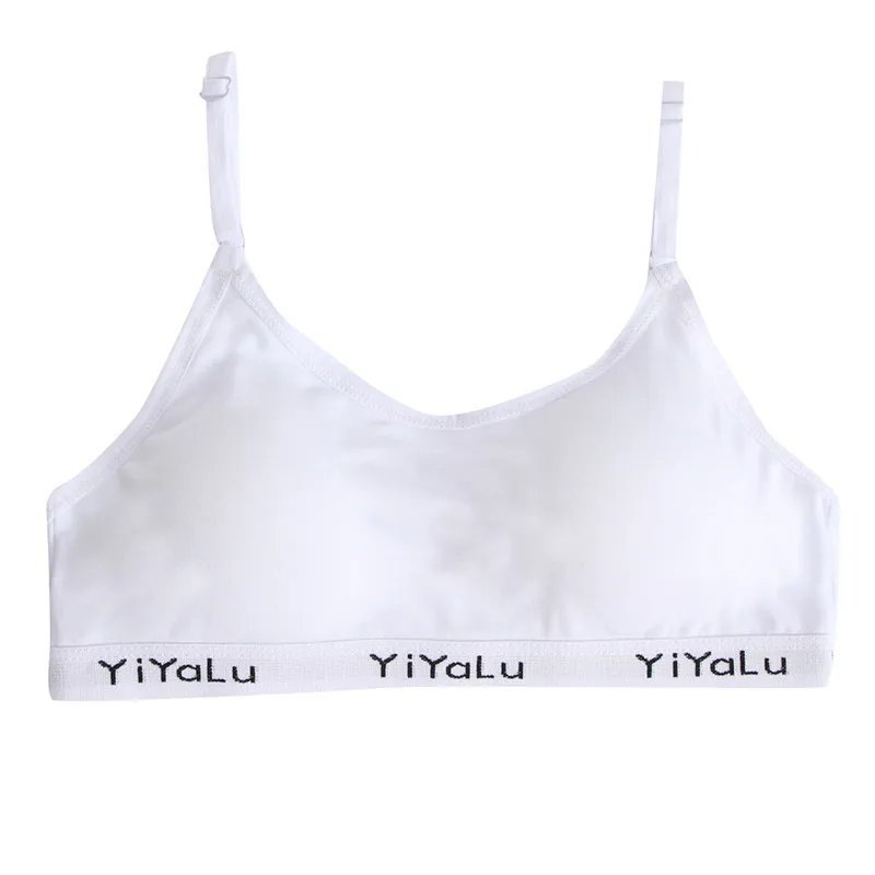 teen bra Kids Girls Underwear Bra Vest Underclothes Thin Belt Letter Undies Clothes #4j11 (5)