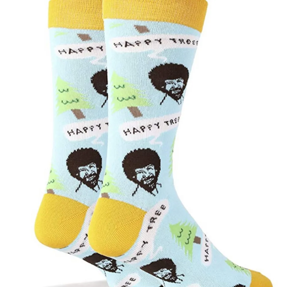 1 Pairs Women Students Funny Socks Cute Cartoon Fun Funky Letter Warm