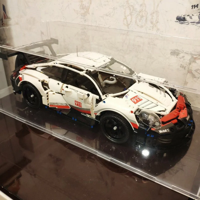 

Display box 4789 42039 42056 42096 42083 Technology Series Bugatti Chiron Super Racing Car show box 20001 23002 20086 23006