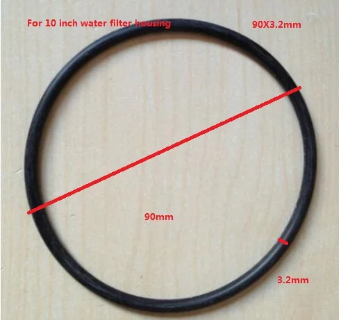 Детали фильтра для воды, корпус фильтра, черное резиновое уплотнительное кольцо 85X3,2 мм 90X3,2 мм 95X3,2 мм