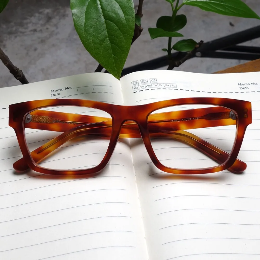

Oversized designer optical glasses frame men