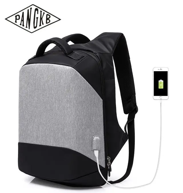 

PANGKB High Quality Backpacks 15.6inch Laptop Backpack Bag Anti theft Waterproof Mochilas Backpack Multifunction USB Charging