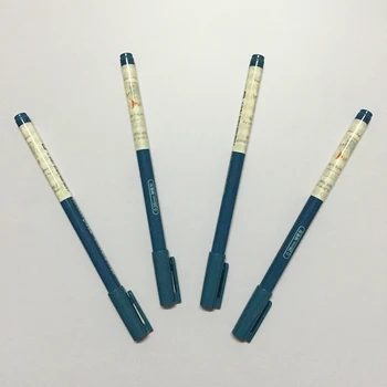 

4PCS Refillable Refill Premium Gel Ink RPen Fine Point with Rubber Grip Assorted Colors, GHT-1410 , 3 Styles