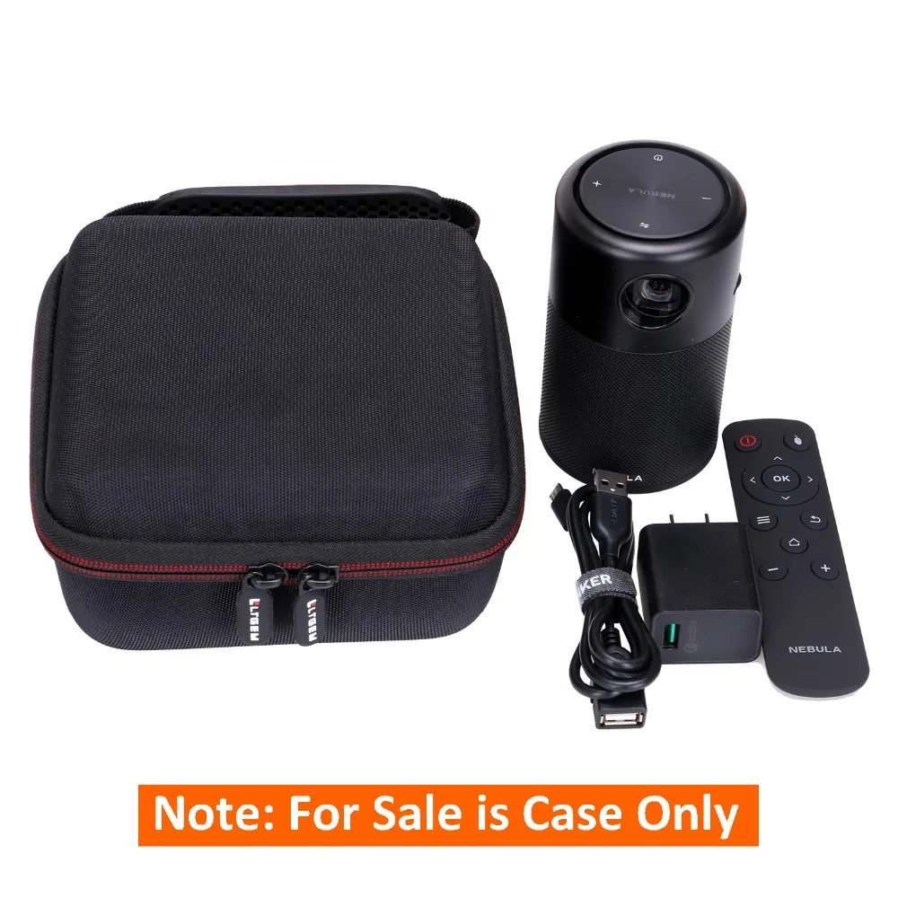 Travel Protective Carrying Storage Bag LTGEM EVA Hard Case for Nebula Capsule Smart Mini Projector Travel Protective Carrying Storage Bag LTGEM EVA Hard Case for Nebula Capsule Smart Mini Projector