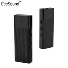 LeeSound R11 беспроводной Bluetooth 4,1 мини портативный усилитель для наушников с шумоподавлением USB DAC аудио приемник