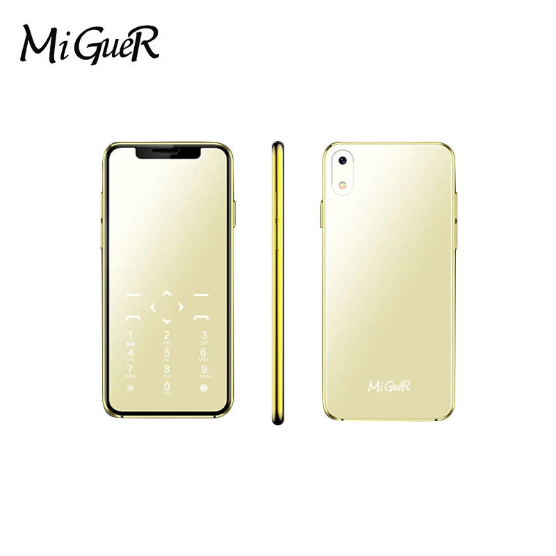 MiGueR Мини X мобильный телефон большой голос 2 0 дюймов MP3 плееры одна sim карта с