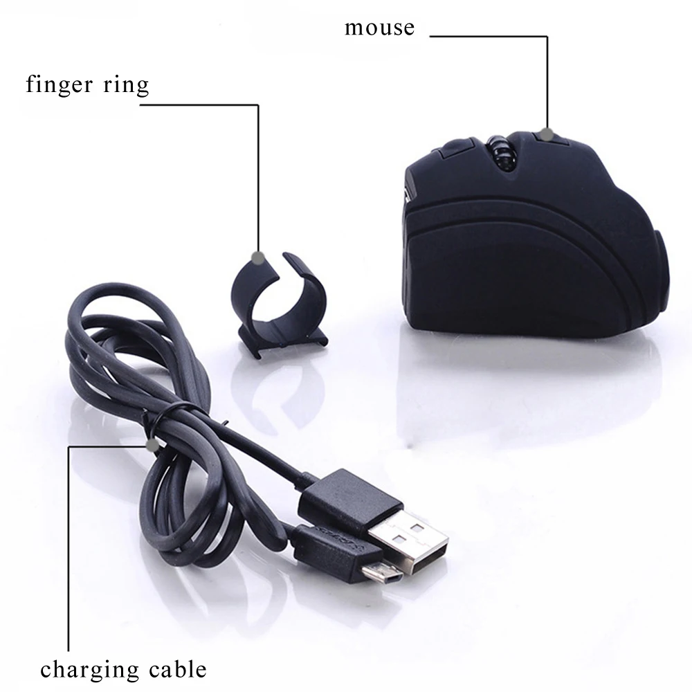 Беспроводная Bluetooth лазерная мышь 1000 точек/дюйм перезаряжаемая мини для ноутбука