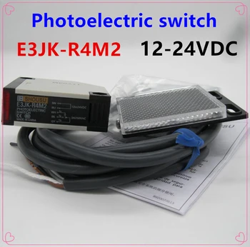 

E3JK-R4M2 New Photoelectric Sensor switch 12-24VDC 5 Wires High Quality With Reflector Plate Warranty For One Year