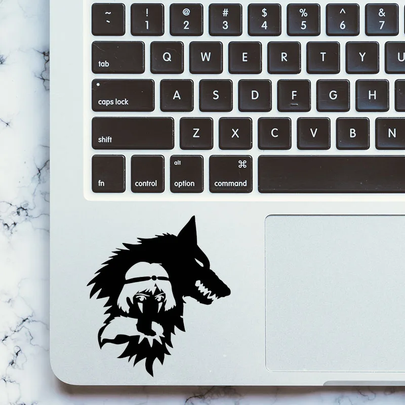 

Princess Mononoke Anime Trackpad Decal Laptop Sticker for MacBook Pro Air Retina 11 12 13 15 inch Mac Book Touchpad Skin Sticker