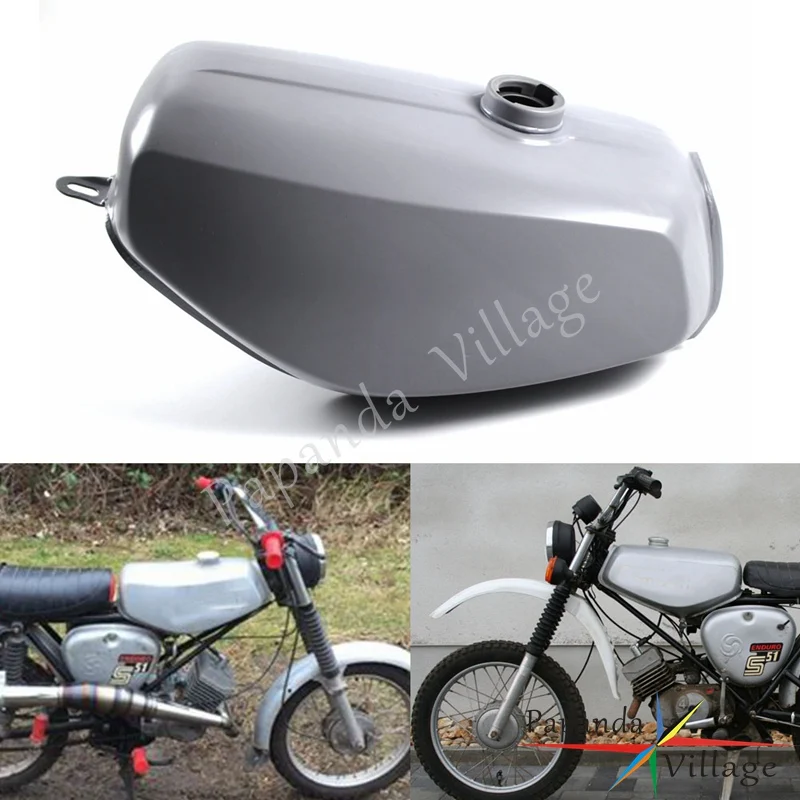 

Papanda Motorcycle Steel Orange Gray Green Gas Tank Motorbike Fuel Tank for Simson S50 S51 S70