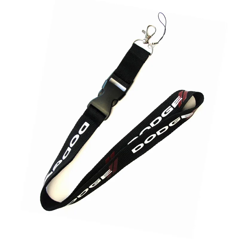 

Lanyards for Dodge Challenger Journey Neck Strap Lanyard Detachable Car Logo Keychain ID Work Card Cell Phone Hang Rope