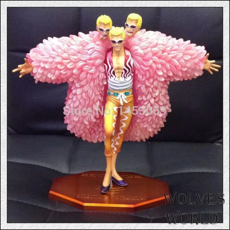 

26cm Japanese Anime One Piece POP DX Donquixote Doflamingo PVC Action Figure Model Collection Toy OP017