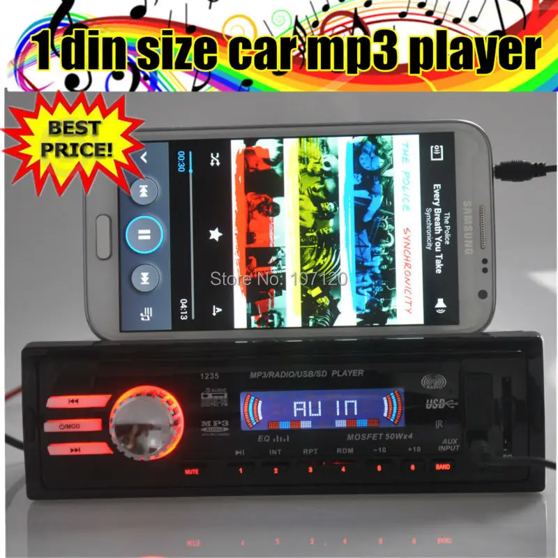 2015 NEW Car Radio car audio auto Stereo MP3 Player support Phone AUX