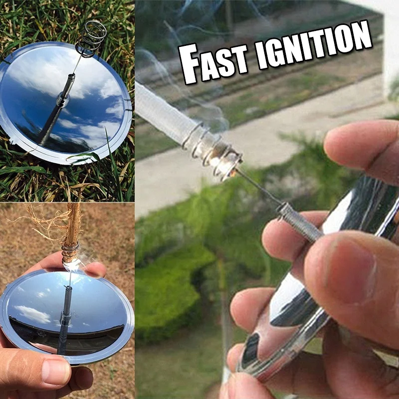 Camping Hiking Solar igniter Survival fire Outdoor tool camping Solar