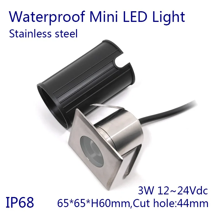 

DC12V 24V 3W IP68 Waterproof Underwater LED Light RGB Mini Fountain Pond Lamp Warm White/White/Cool White 5pcs/lot