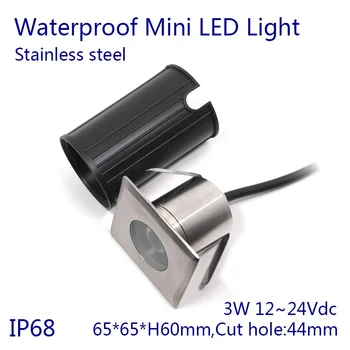 

DC12V 24V 3W IP68 Waterproof Underwater LED Light RGB Mini Fountain Pond Lamp Warm White/White/Cool White 5pcs/lot