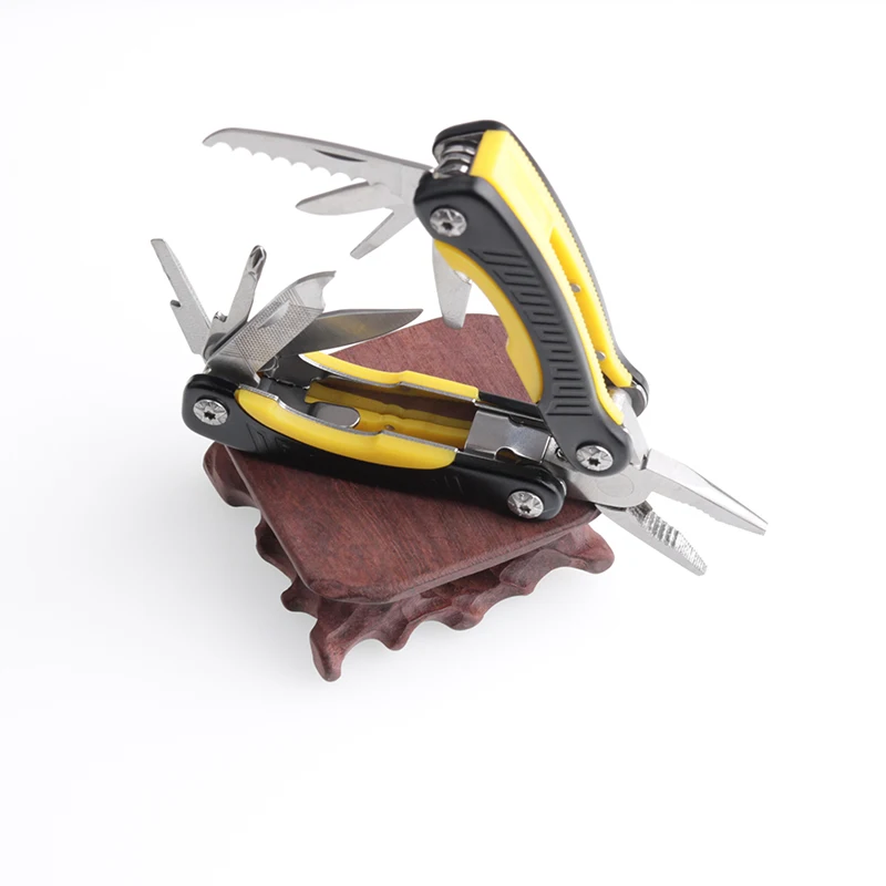 

Mini Multi Knife Folding Plier Multitools Camping Outdoor Survival EDC Tools Multifunctional Plier Saw Screwdriver DC-009PL