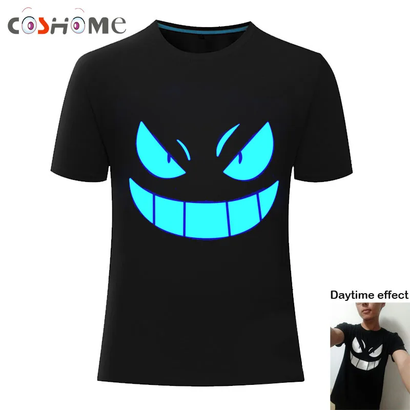 Флуоресцентная футболка Coshome LOL Talon женские и мужские топы летние футболки с