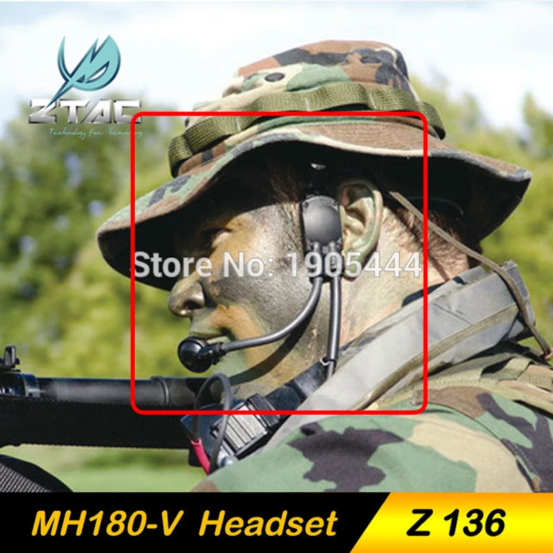 Тактическая гарнитура Z Tactical в стиле милитари для стрельбы охоты страйкбола