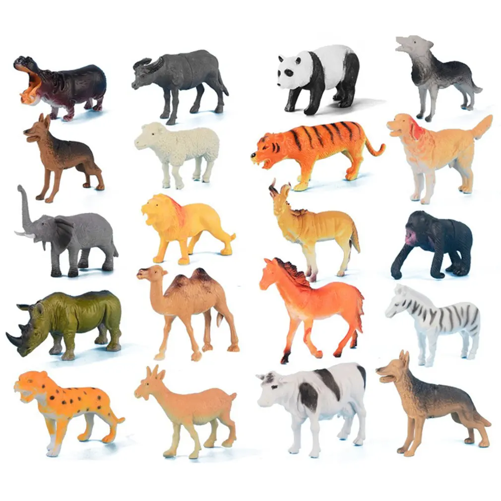 

Animal Model Wild Forest Domestic Animal Children'S Gift Toys Animal Ornaments Gifts For Office Home Decoration