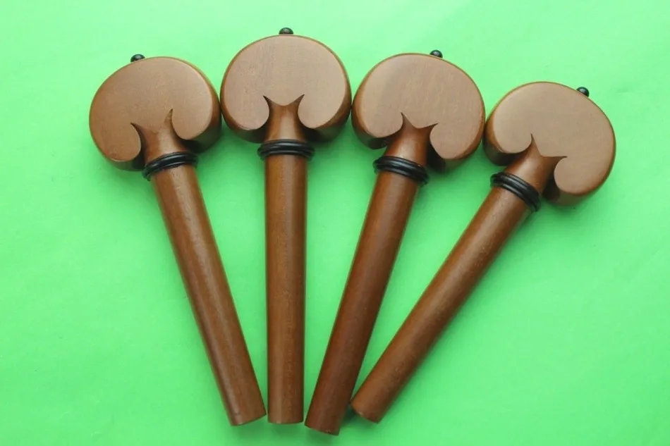 1 set (4 pcs) Jujube wood Cello Tuning Pegs 4/4 full size , Cello Accessoriesin Violin Parts