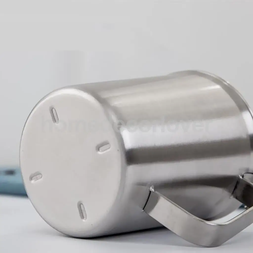 Stainless Steel Coffee Tea Mug Cup with Lid and Graduation with Handle Hot Tea Milk Vacuum Cup 500ml - 2000ml