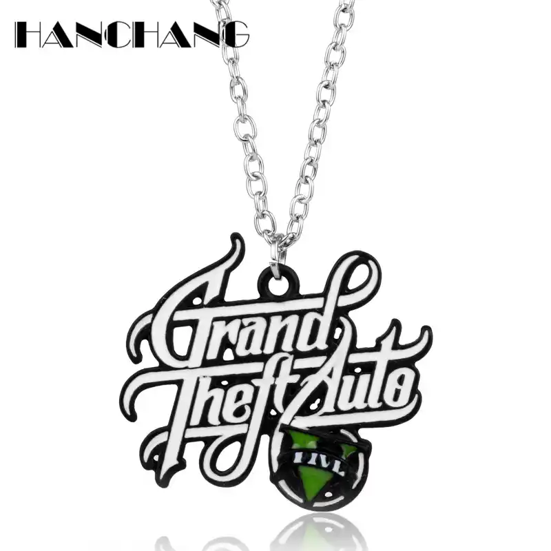 Ps4 Xbox Pcキーフォブゲームgta Vグランド セフト オート5ネックレスチェーンペンダントネックレスコラル Chain Pendant Pendant Necklacenecklace Chain Aliexpress