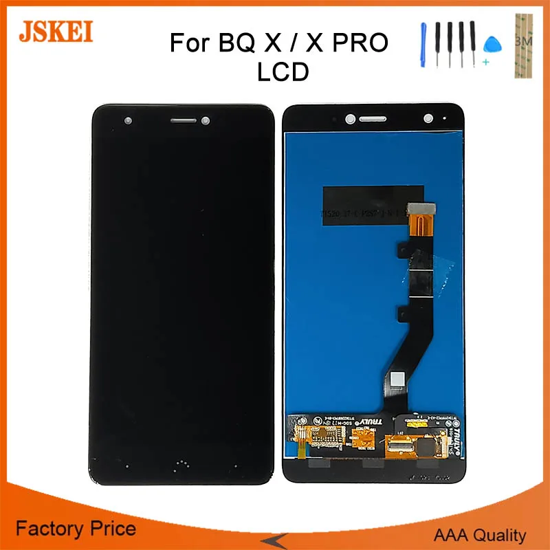 

No dead Pixel For BQ Aquaris X LCD Display Touch Screen Digitizer Assembly Replacement For BQ Aquaris X Pro Screen LCD 5.2