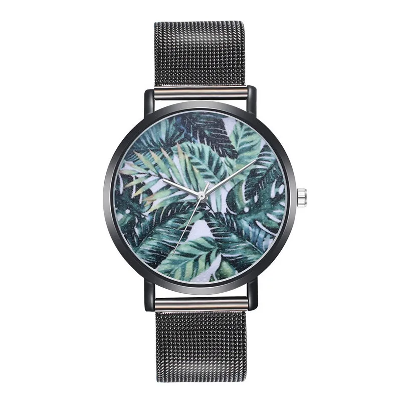 2018 Fashion Creative Watches Women Casual Crystal Stainless Steel Analog Quartz Wrist Watch Bracelet clock Montre femme J21 (3)