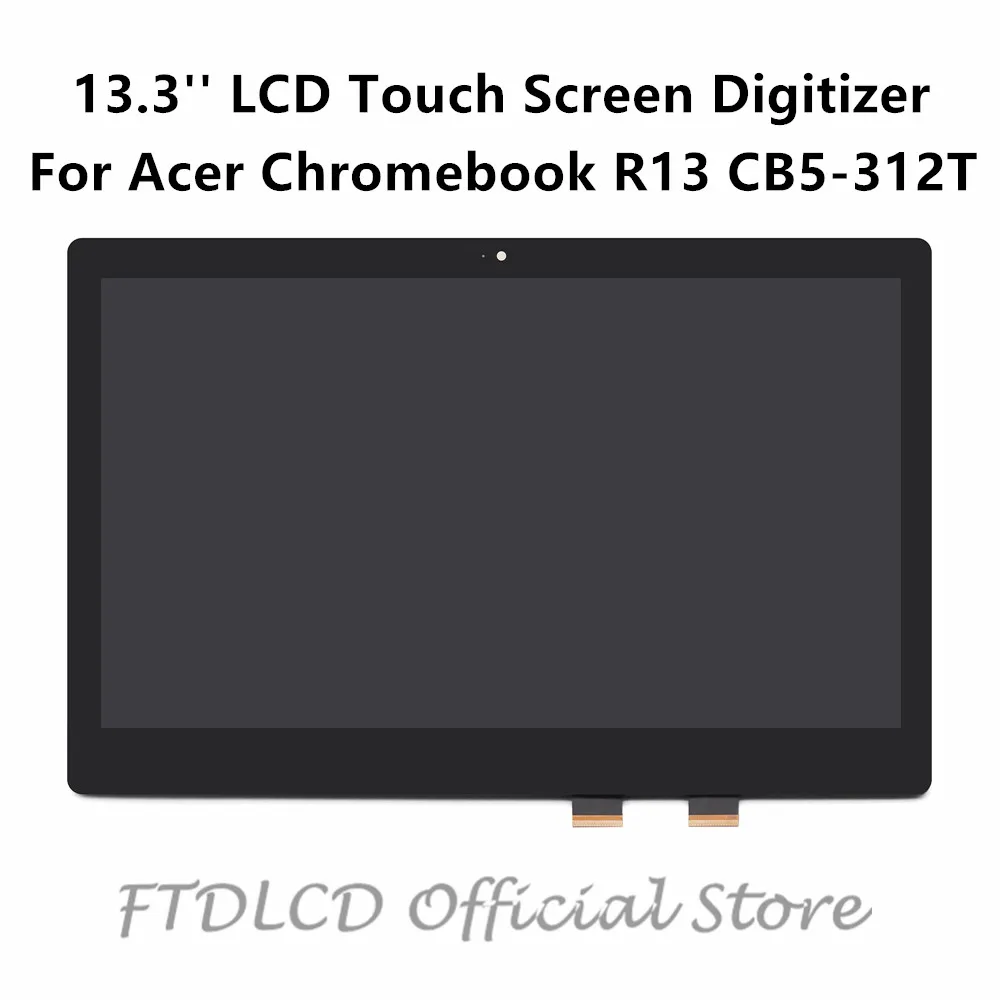 FTDLCD 13 3 FHD LCD Touch Screen Digitizer Assembly NV133FHM N42 LP133WF2 SPL7 For font b