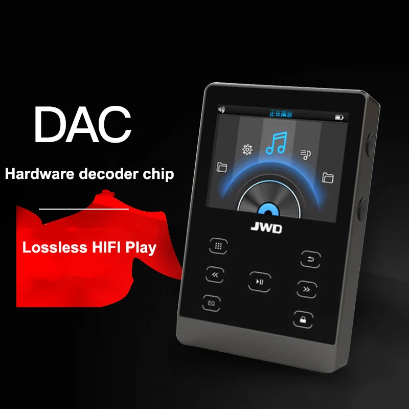 JWD HIFI Music Player Mini Mp3 Touch Screen