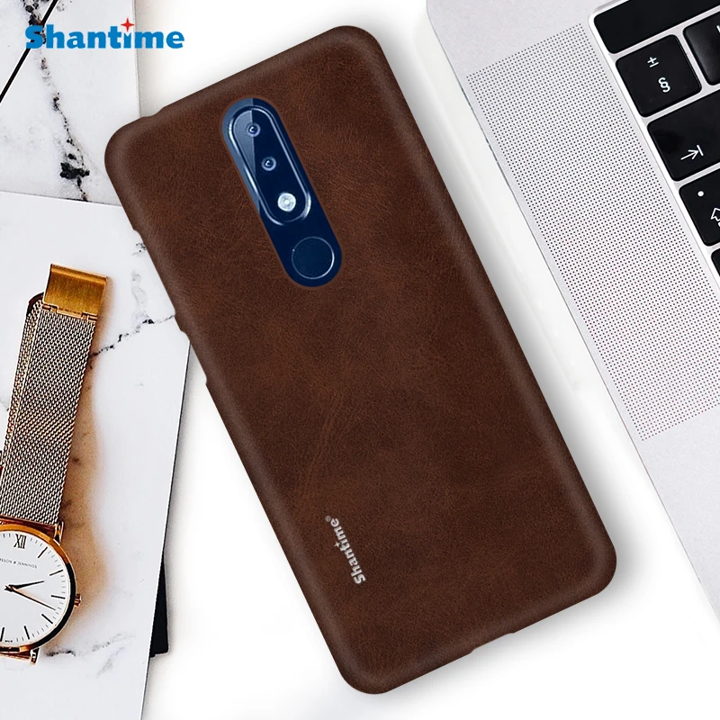 Роскошный Винтажный чехол из искусственной кожи для Nokia 6,1 Plus, чехол для телефона Nokia X6, чехол в деловом стиле