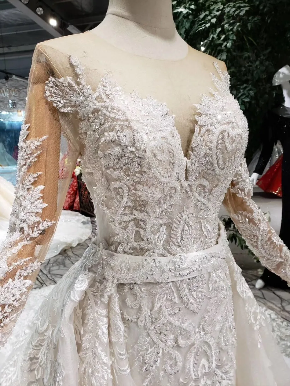 lace tulle mermaid wedding dresses 2019