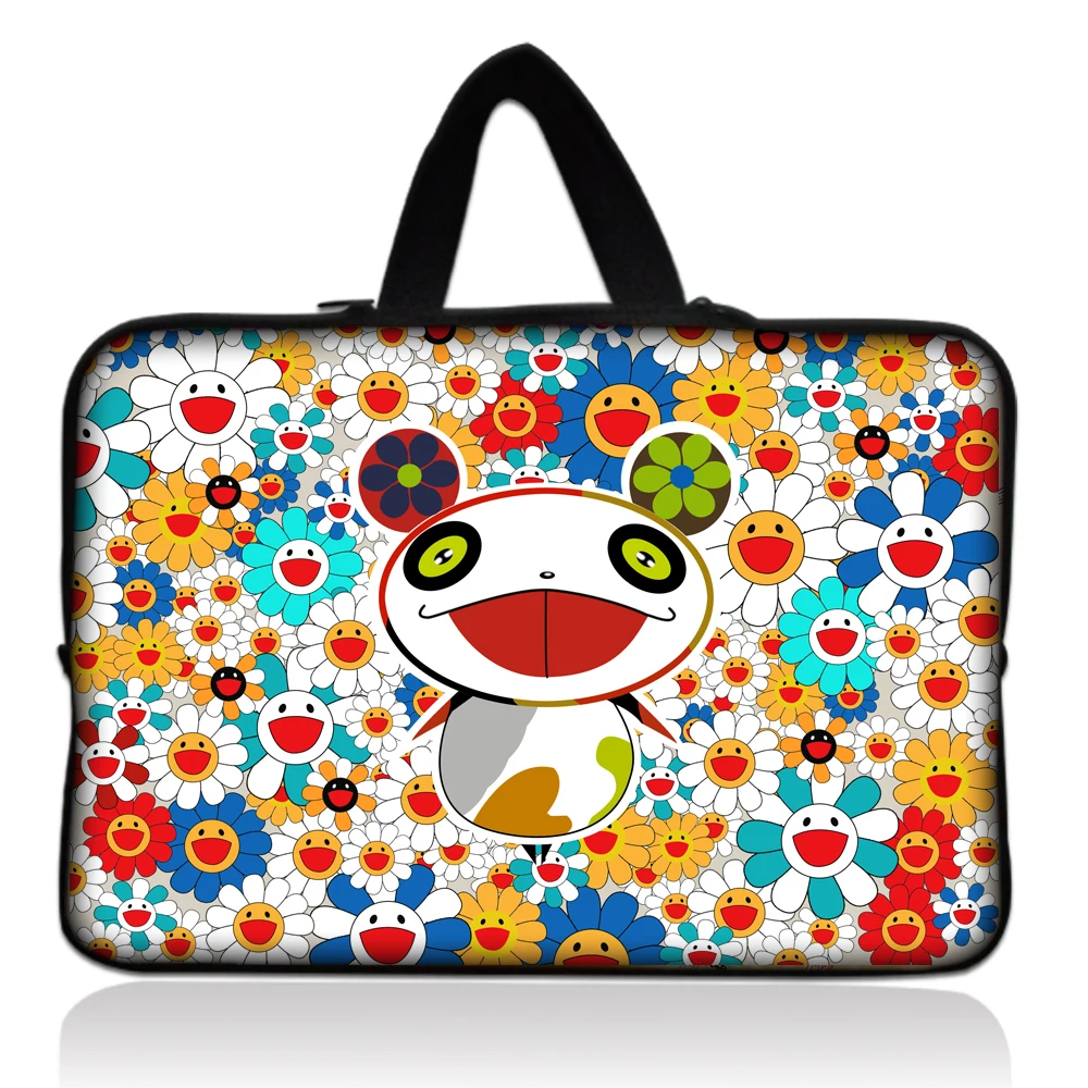Panda 17" 17.3" Cool Cat Laptop Soft Sleeve Bag Case+Handle For HP ENVY